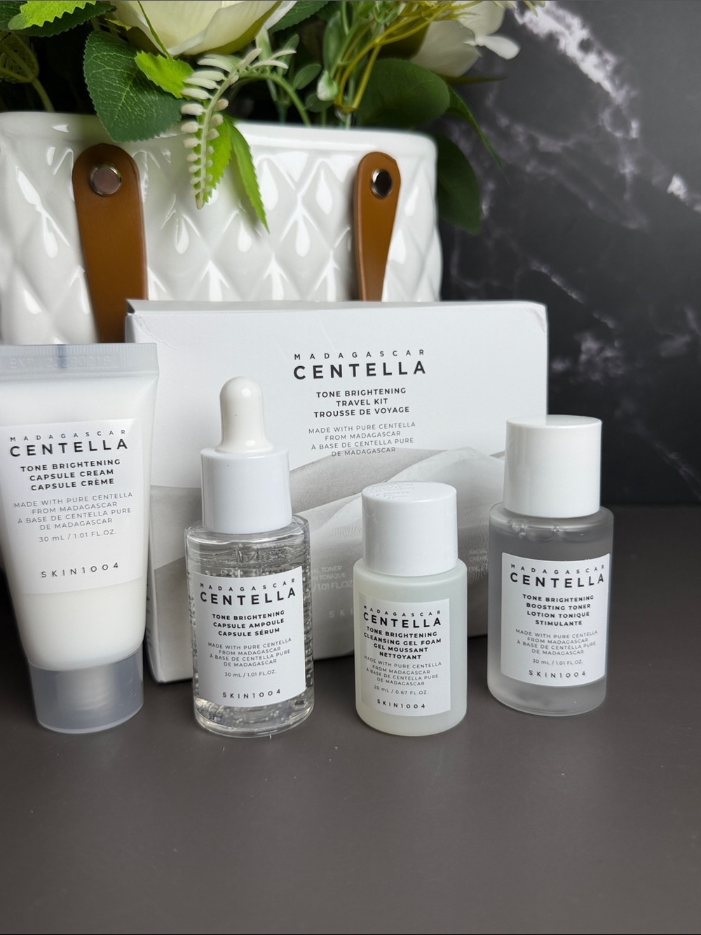 SKIN1004 Madagascar Centella Tone Brightening Travel Kit - White